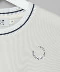 襟ライン クルーネック Tシャツ