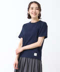 プレーティング天竺 切り替えデザイン Tシャツ【吸汗速乾】
