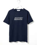 スムース ロゴプリント Tシャツ