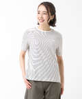 スノーコットン 天竺 ボーダー Tシャツ【接触冷感】