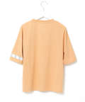 シャドーボーダー天竺 袖ライン Tシャツ