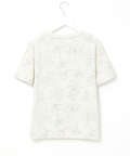 プレーティング天竺 花柄プリント Tシャツ【吸汗速乾】