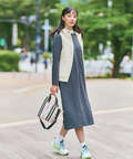 鹿の子 Aライン ワンピース