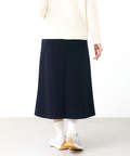 ジャージー セミフレア スカート