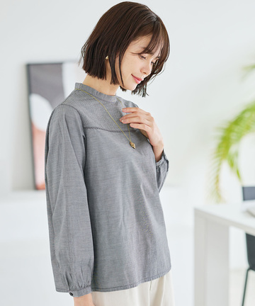 刺繡 フィレ ブラウス