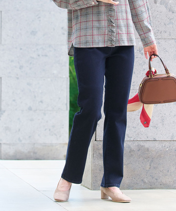 裏起毛 デニムパンツ