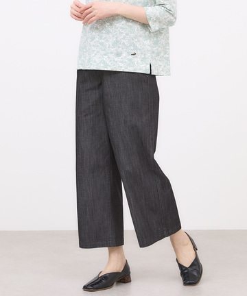 ブリーズデニム 【ワイド9分丈】【接触冷感】