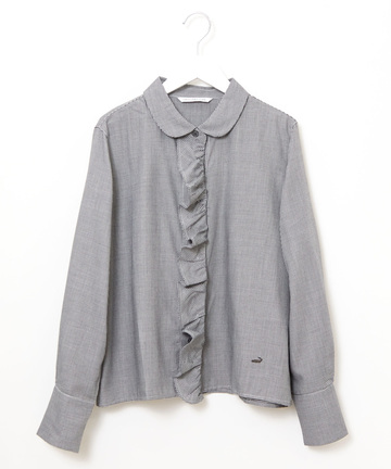 フロントフリル ブラウス