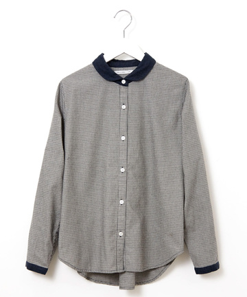 千鳥格子 配色 ブラウス