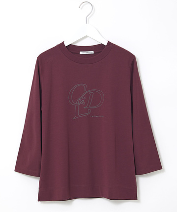 チェーンデザイン ロゴプリント Tシャツ