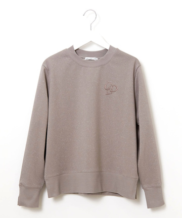 ラメ 裏毛 プルオーバー カットソー