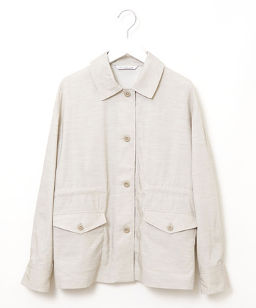 リネンライク ミリタリージャケット【オンラインショップ・一部店舗限定】