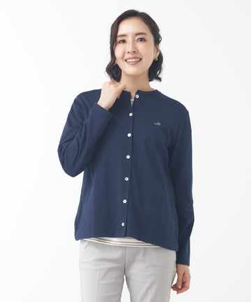 クルーネック カットソー カーディガン