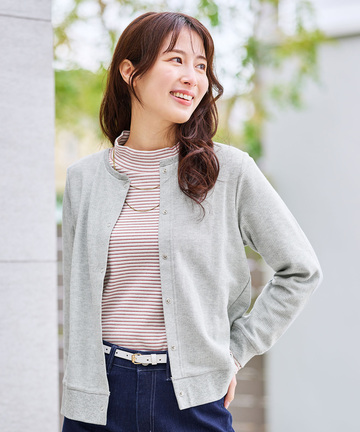 鹿の子 メランジ カーディガン