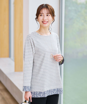 ボーダー ドッキング チュニック