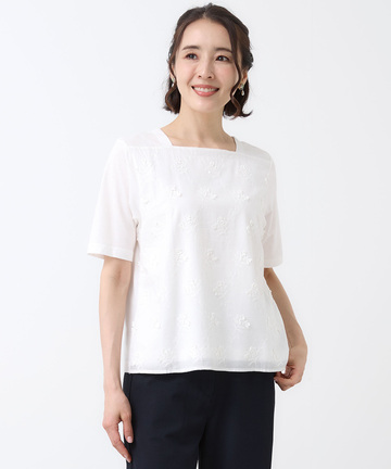 ファインフラワーステッチ【カットソー】 