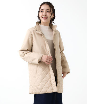 キルティング切り替え 中綿 ジャケット【撥水加工】