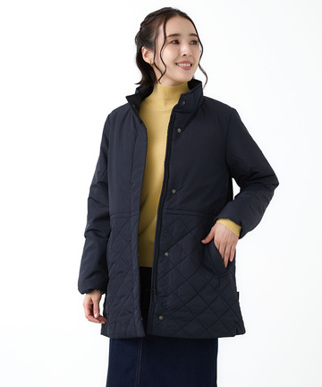 キルティング切り替え 中綿 ジャケット【撥水加工】