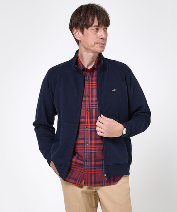 スタンドカラー フルジップ ブルゾン