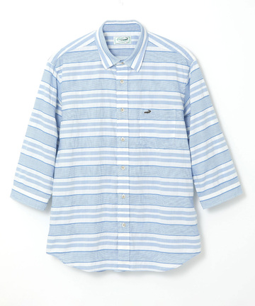 サッカー ボーダー 七分丈 シャツ 【吸汗速乾】