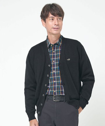 10ゲージカーディガン【洗濯機洗いOK】