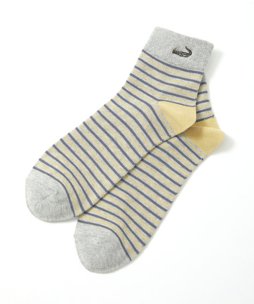 グラデーションボーダー ショート丈 ソックス