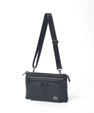 合成皮革 ウォレットショルダー バッグ