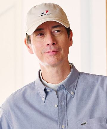 トリコロール ロゴ刺繍 キャップ