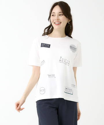 スムース ロゴ プリントTシャツ【接触冷感】