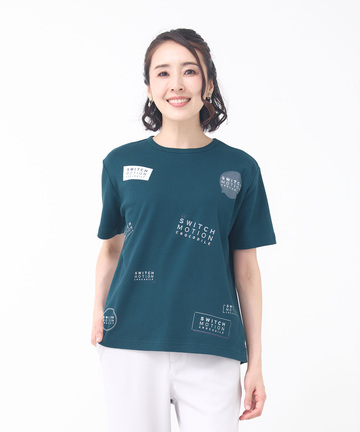スムース ロゴ プリントTシャツ【接触冷感】
