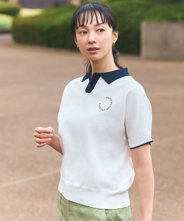 スキッパー ニット ポロシャツ【ZERO POLO SHIRT】