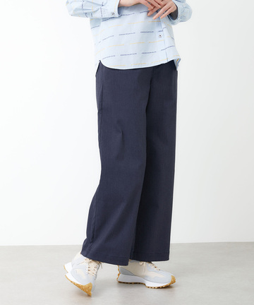 ストレッチ セミワイド パンツ