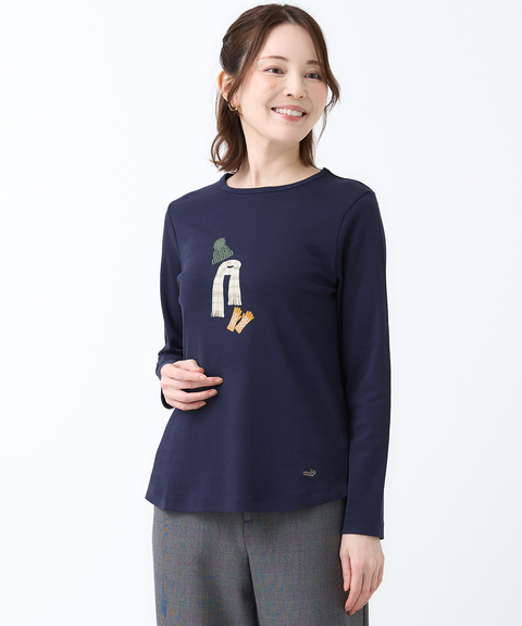 スムース プリント Tシャツ