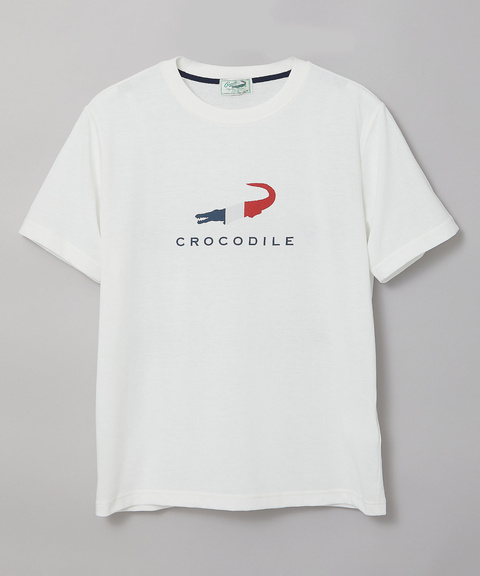 トリコロール ロゴプリント Tシャツ
