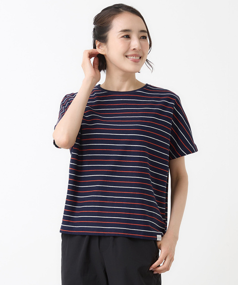 ロープ ジャカード ボーダー Tシャツ