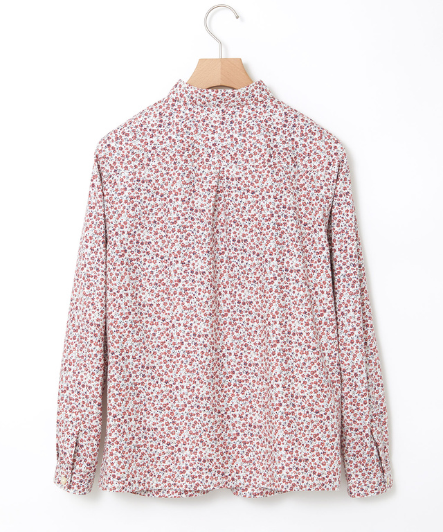 小花柄プリント ブラウス