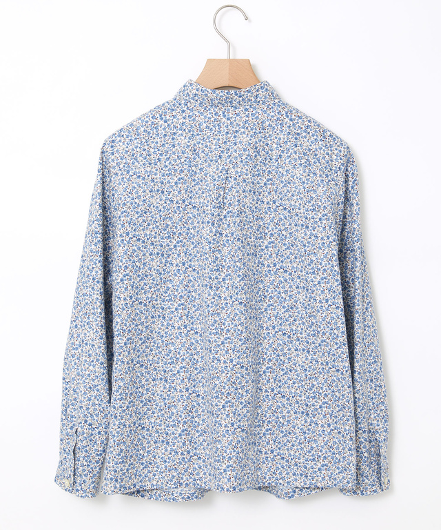 小花柄プリント ブラウス