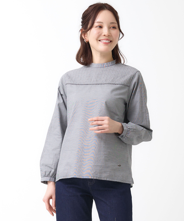 刺繡 フィレ ブラウス