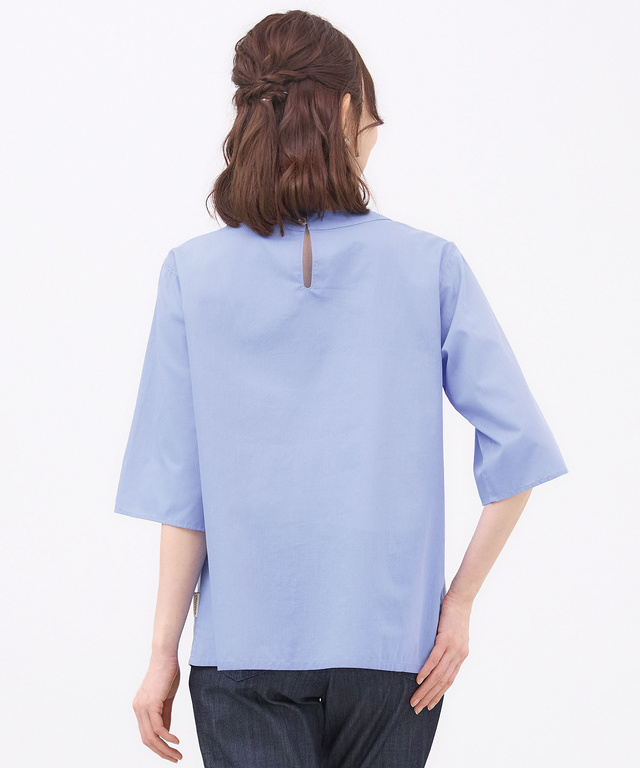 ピンタック 刺繍 ブラウス【オンラインショップ・一部店舗限定】