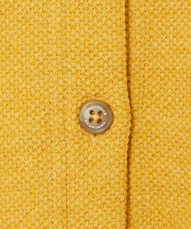 杢調 クルーネック カーディガン