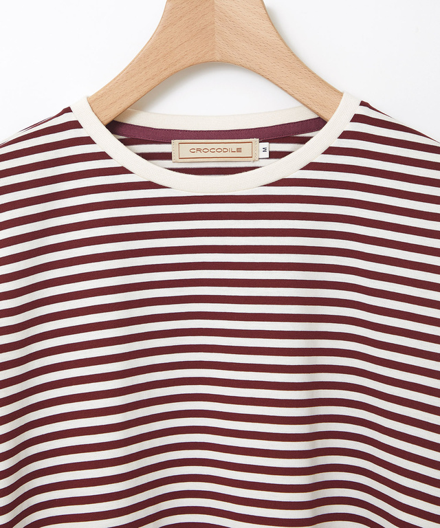 コットン マルチボーダー Tシャツ