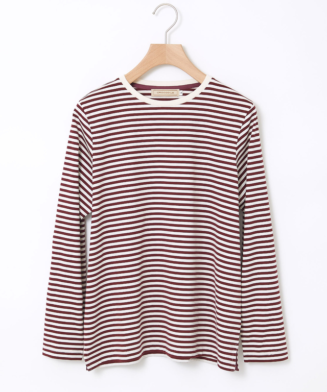 コットン マルチボーダー Tシャツ