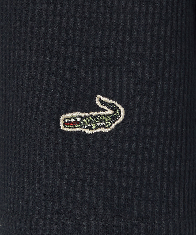 ワッフル生地 長袖カットソー