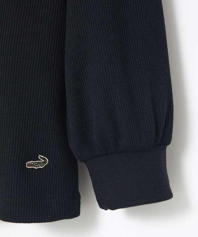 ワッフル生地 長袖カットソー