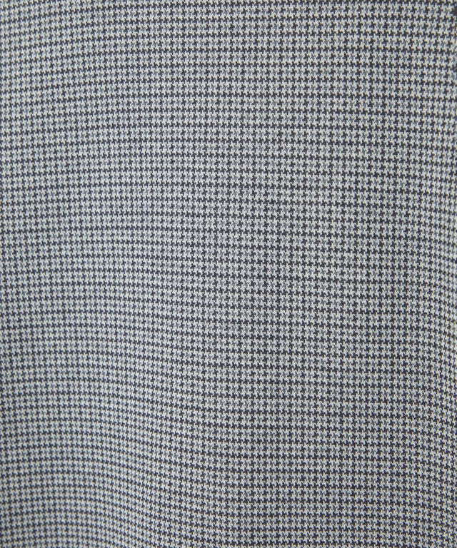 千鳥柄ドッキング デザインカットソー