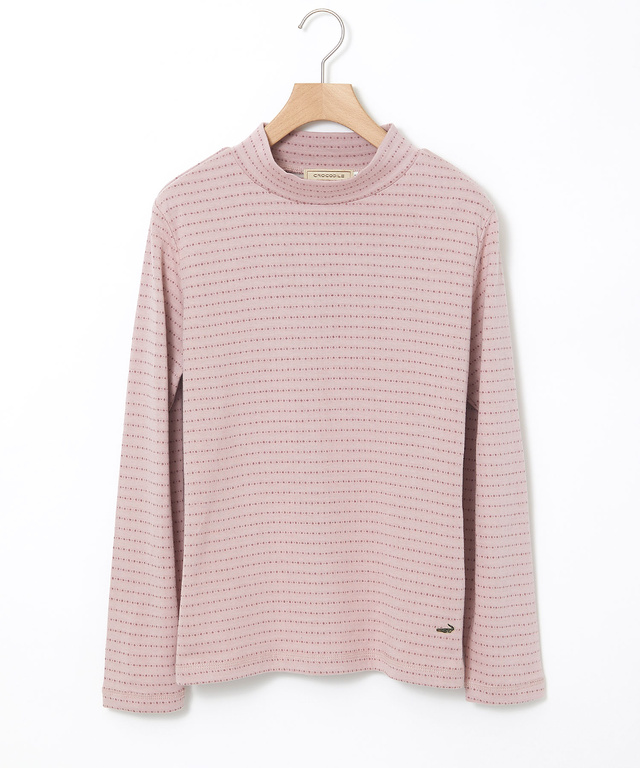 コットン ハイネック カットソー