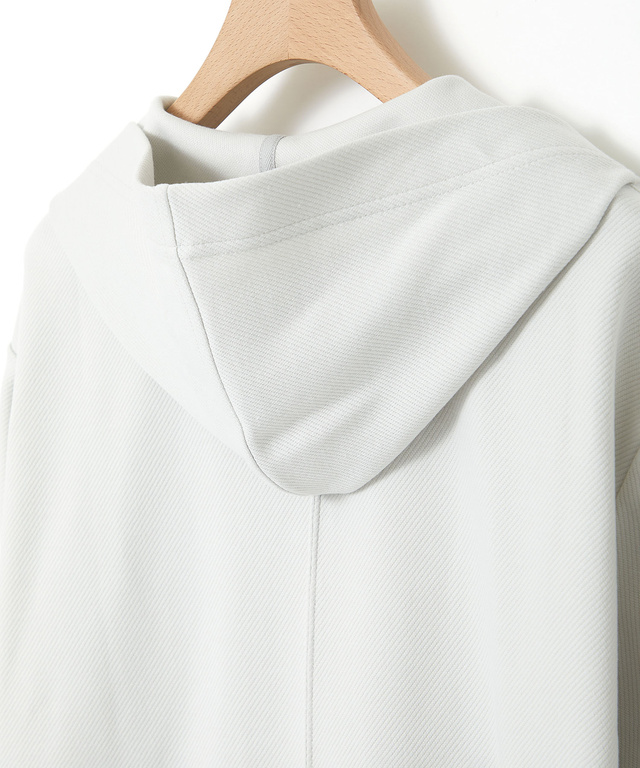 ショールカラー フードパーカー