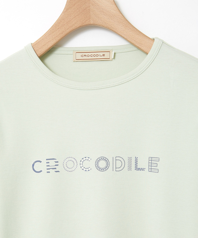 スムース ロゴプリント Tシャツ 