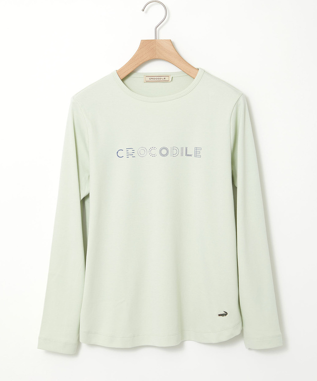 スムース ロゴプリント Tシャツ 