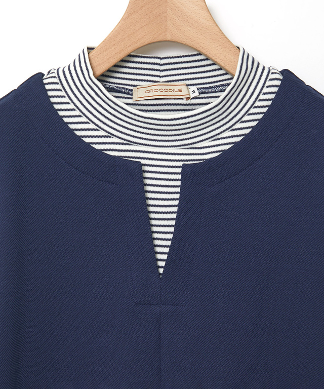 ドッキング ハイネック チュニック【オンラインショップ・一部店舗限定】